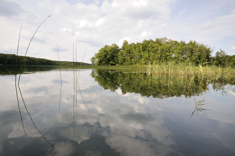 Hinter Insel Totalreflexion